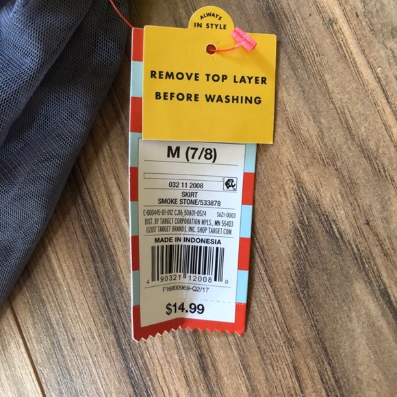 NWT - Halloween Gray Slime Skirt M - Picture 9 of 10